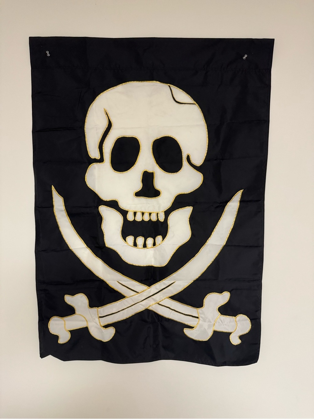 Priest Skull Flag Banner. 38 x 28 inches.